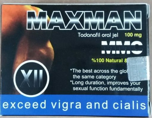 maxman tafalafil jel 100 mg 3 paket 21 adet orjinal